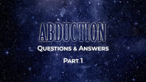 Q&A with the Cast & Crew of Abduction - Part 1 - YouTube