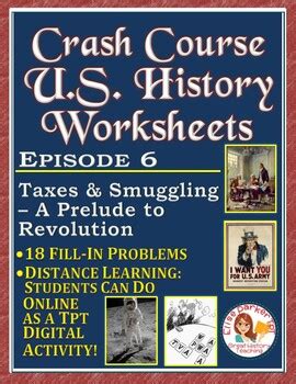 Crash Course U S History Worksheet Episode Taxes And Smuggling