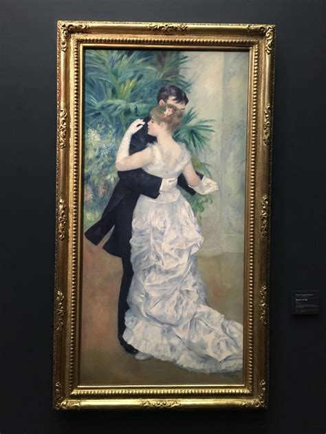 Renoir Dance A La Ville In Musee De Orsay