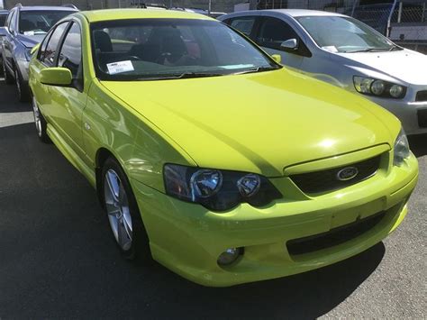 2004 Ford Falcon Xr6 Ba Toxic Yellow 4 Sp Auto Seq Sport 4d Sedan