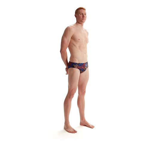 Speedo Bañador Slip Allover Digital 8 cm Multicolor Swiminn