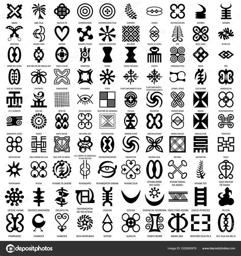 100 Adinkra African Symbols Bundle Png  Pdf Svg Eps 42 Off