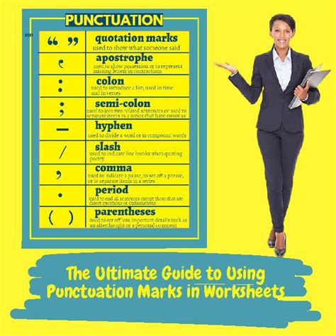 The Ultimate Guide To Using Punctuation Marks In Worksheets Classful