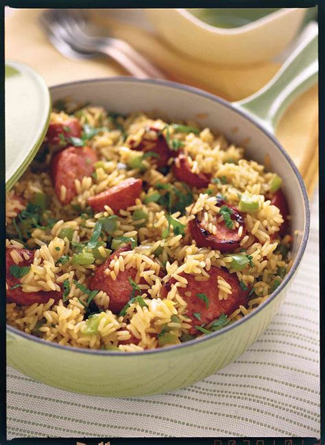 Skillet Sausage 'n' Rice Recipe