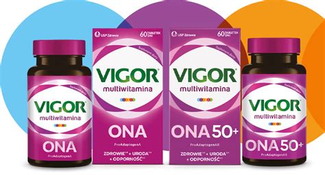 Vigor ON 50 Multiwitamina 60 Tabletek Energia I Wigor Cena Opinie