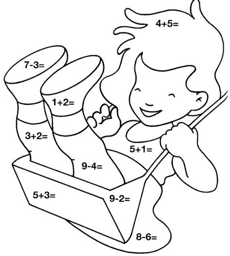 Calcule Exercitii Matematica Imagini De Colorat Desene Imagini De Colorat