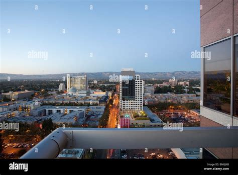 City Skyline Of San Jose California USA Stock Photo Alamy