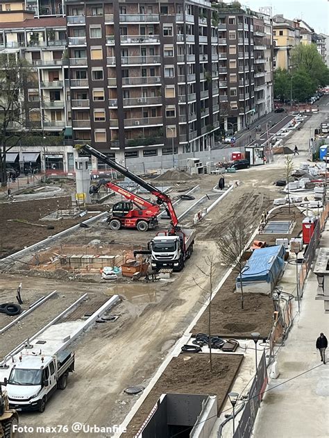 Milano Centro Storico Cantieri Tratta Centrale M Aprile