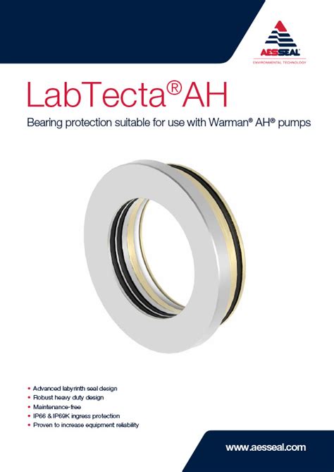 Bearing Protection Suitable For Use With Warman Pumps Aesseal