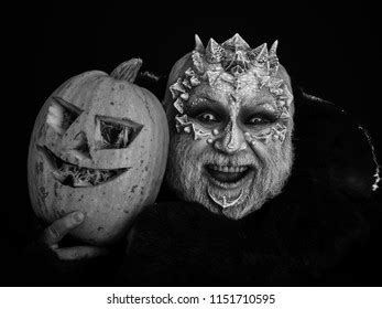 Monster Dragon Skin On Scary Face Stock Photo Shutterstock