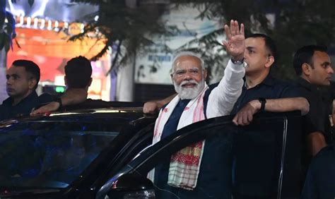 Modi S Electrifying Guwahati Roadshow Sets Stage For Political Spectacle