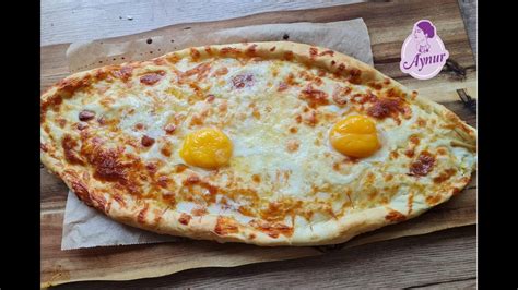 3 Käse Pide mit Ei darüber unheimlich lecker und leicht zu backen YouTube