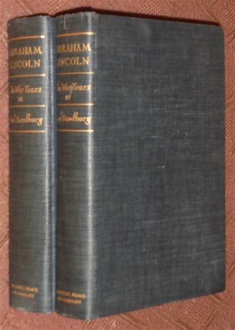 Abraham Lincoln The War Years Volume Three III And Four IV 2