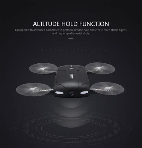 Jjrc H Elfie Pocket Selfie Drone Black