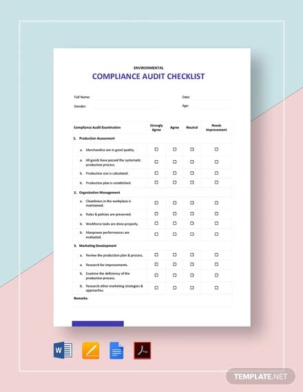 12+ FREE HR Compliance Checklist Templates in PDF | Word | Pages | Free & Premium Templates