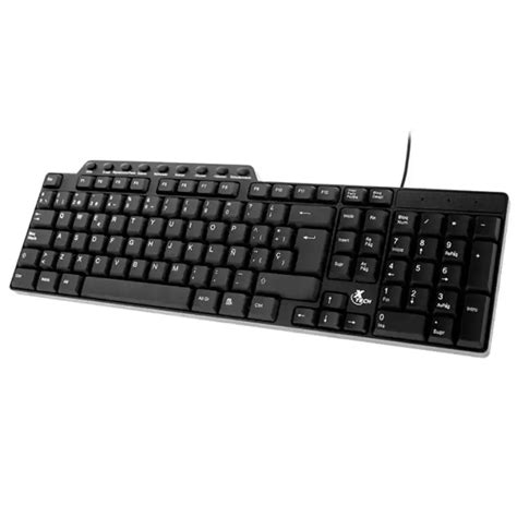 Teclado Xtech Xtk S Usb Negro Pc Actual