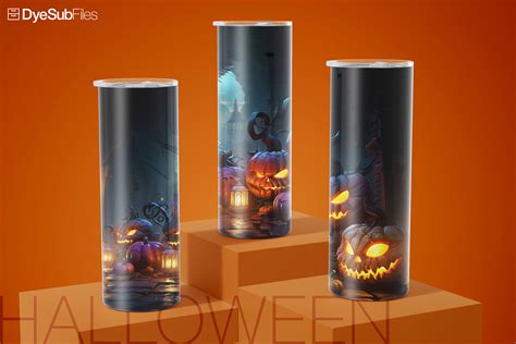 Haunted Halloween Tumbler Sublimation Graphic by dyesubfiles · Creative ...