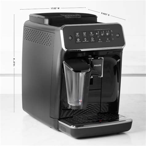 Philips 3200 Lattego Fully Automatic Espresso Machine With Iced Coffee Feature Williams Sonoma