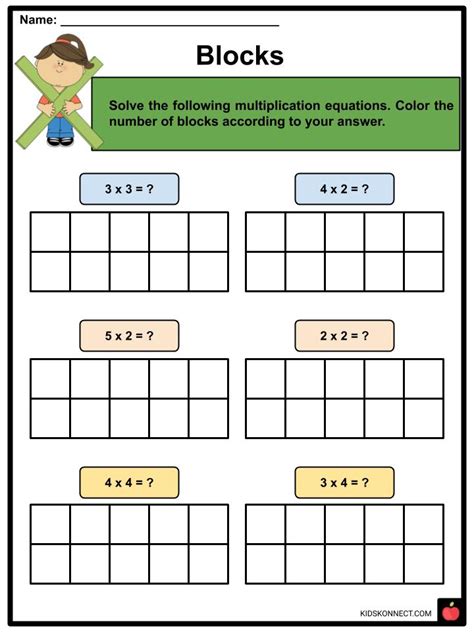 Multiplication Foundations Facts And Worksheets For Kids