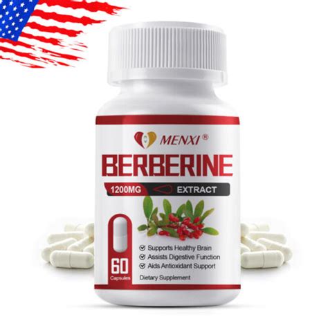 Berberine Supplement Mg Per Serving High Absorption Heart Health