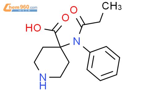 477716 71 5 4 PIPERIDINECARBOXYLIC ACID 4 1 OXOPROPYL PHENYLAMINO