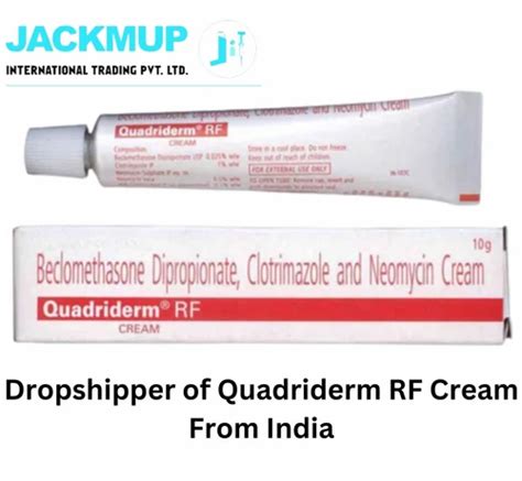 Quadriderm RF Cream Beclometasone Neomycin Clotrimazole At Rs 151