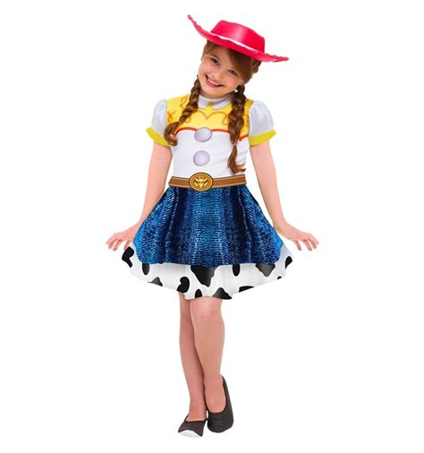 Fantasia Toy Story 4 Infantil Jessie Vestido Chapéu