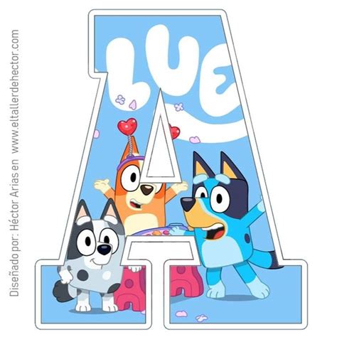 Bluey Alphabet Letters Png Mr Alphabets 2nd Birthday Party For Boys