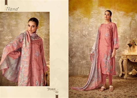 Atrana Pankh Muslin Silk Wholesale Unstitched Salwar Suit Collection