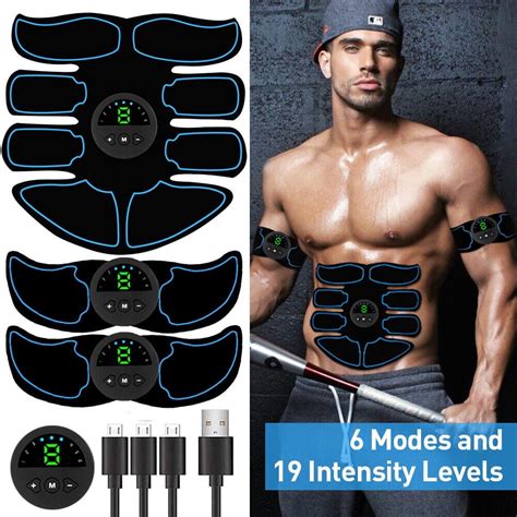 ATMOKO Muscle Stimulator Ab Stimulator Rechargeable Ultimate Muscle