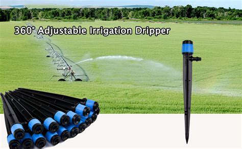 syosi irrigation drippers drip emitters pcs  degree adjustable
