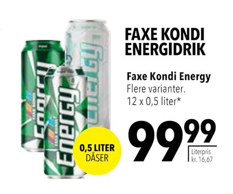 Faxe Kondi Energy Tilbud Hos Citti