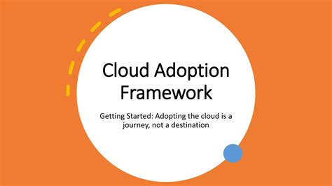 Cloud Adoption Framework Phase One Moving To The Cloud Ppt