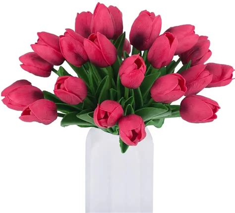 Artificial Tulip Fake Holland Mini Tulip Real Touch Flowers Pcs For