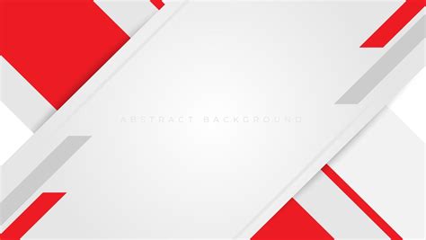 Red White Professional Geometric Background Design Vector Art