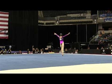 Alyona Shchennikova Floor Exercise 2015 Pandg Championships Jr