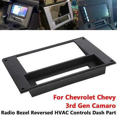 For Chevrolet Chevy 3rd Gen Camaro Radio Bezel Reversed HVAC Controls