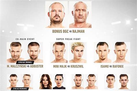 FAME MMA 5 KARTA WALK KTO walczy na gali FAME MMA 5 KARTA i KOLEJNOŚĆ