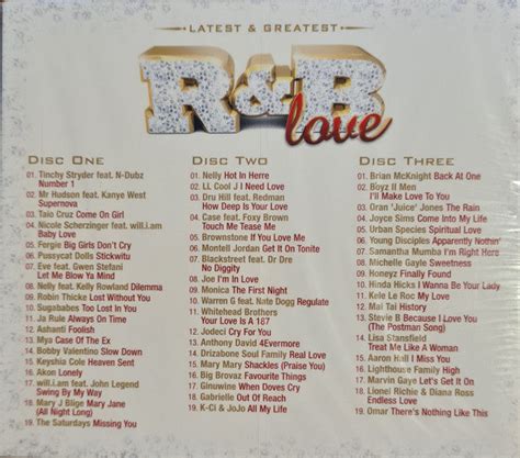 Latest & Greatest: R&B Love (3 CDs) – ClassicSelect World