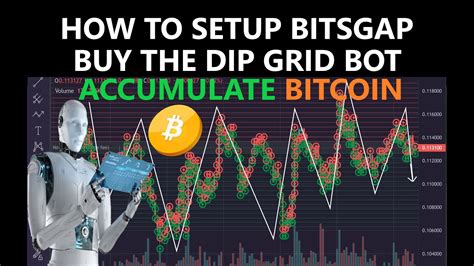 BITSGAP NEW BUY The DIP Crypto Trading GRID Setup GUIDE Accumulate