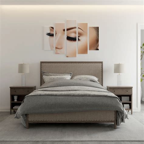 Quadro Decorativo Mod Mosaico Rosto Feminino Galp O Drop