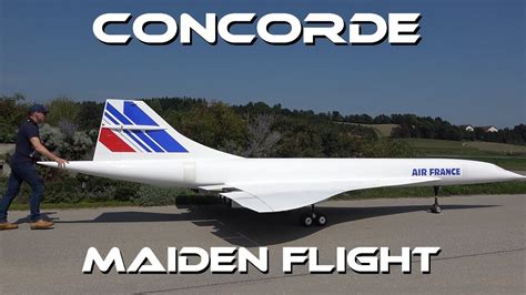 GIGANTIC 10 METER LARGE RC CONCORDE MAIDEN FLIGHT YouTube