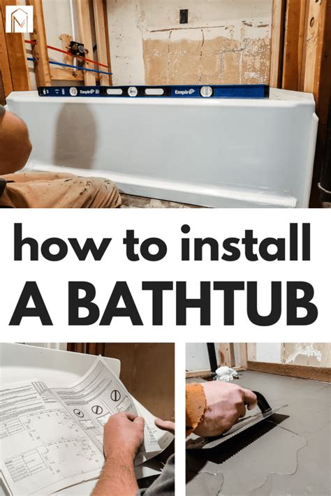 How To Install A Bathtub For Beginners Making Manzanita