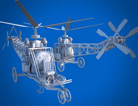 Steam Helicopter Daz 3d