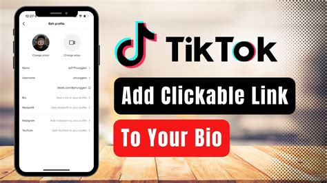 How To Add A Clickable Link To TikTok Bio YouTube