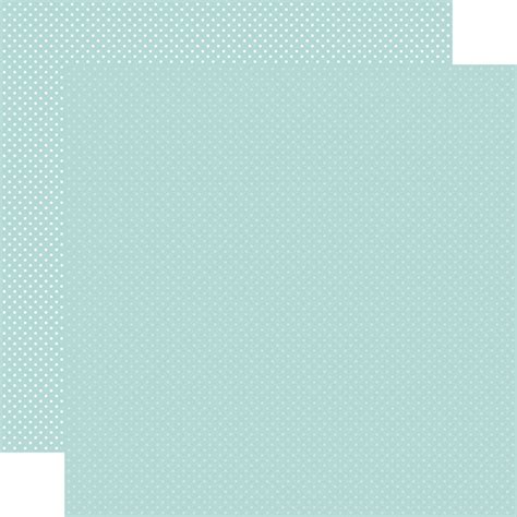 Dots Mint Dots 12x12 Patterned Paper Echo Park Paper Co