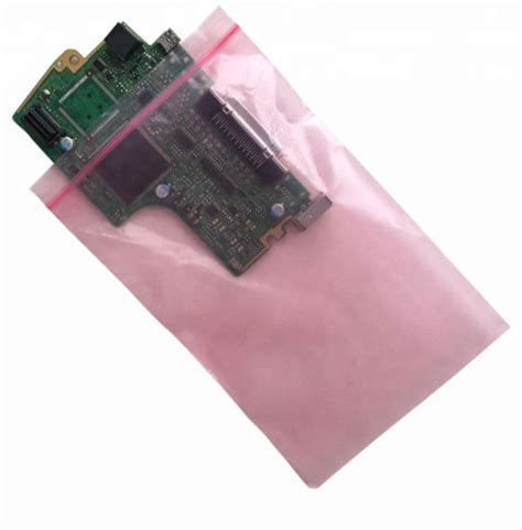 Pcb Protection Mm Thickness Pe Pink Antistatic Bags