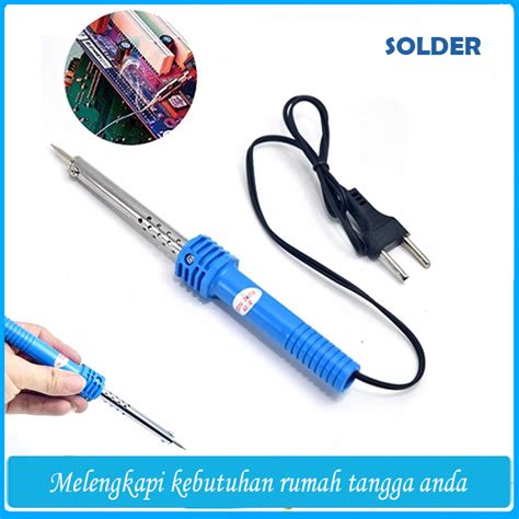 Jual Solder W Soldering Iron Plastik V Ac Alat Patri Listrik