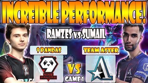 Team Aster Vs Pandas Bo Game Sumail Monet Vs Ramzes Kiyotaka