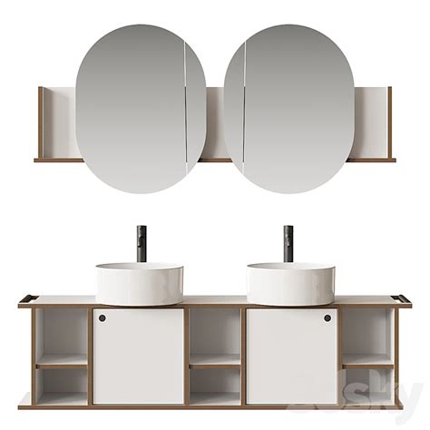 Ceramica Cielo Theo 175 Bathroom Furniture 3D Model